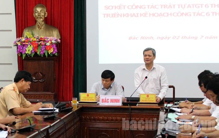 Hội nghị sơ kết công tác an toàn giao thông 6 tháng đầu năm 2015