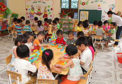 Hỗ trợ, phát triển 50 nhóm trẻ độc lập tư thục tại khu công nghiệp, cụm công nghiệp