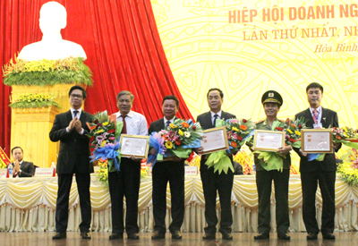Đại hội Hiệp hội Doanh nghiệp tỉnh Hòa Bình lần thứ nhất thành công tốt đẹp