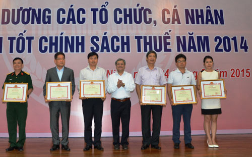Cục Thuế: Tuyên dương các tổ chức, cá nhân thực hiện tốt chính sách thuế năm 2014