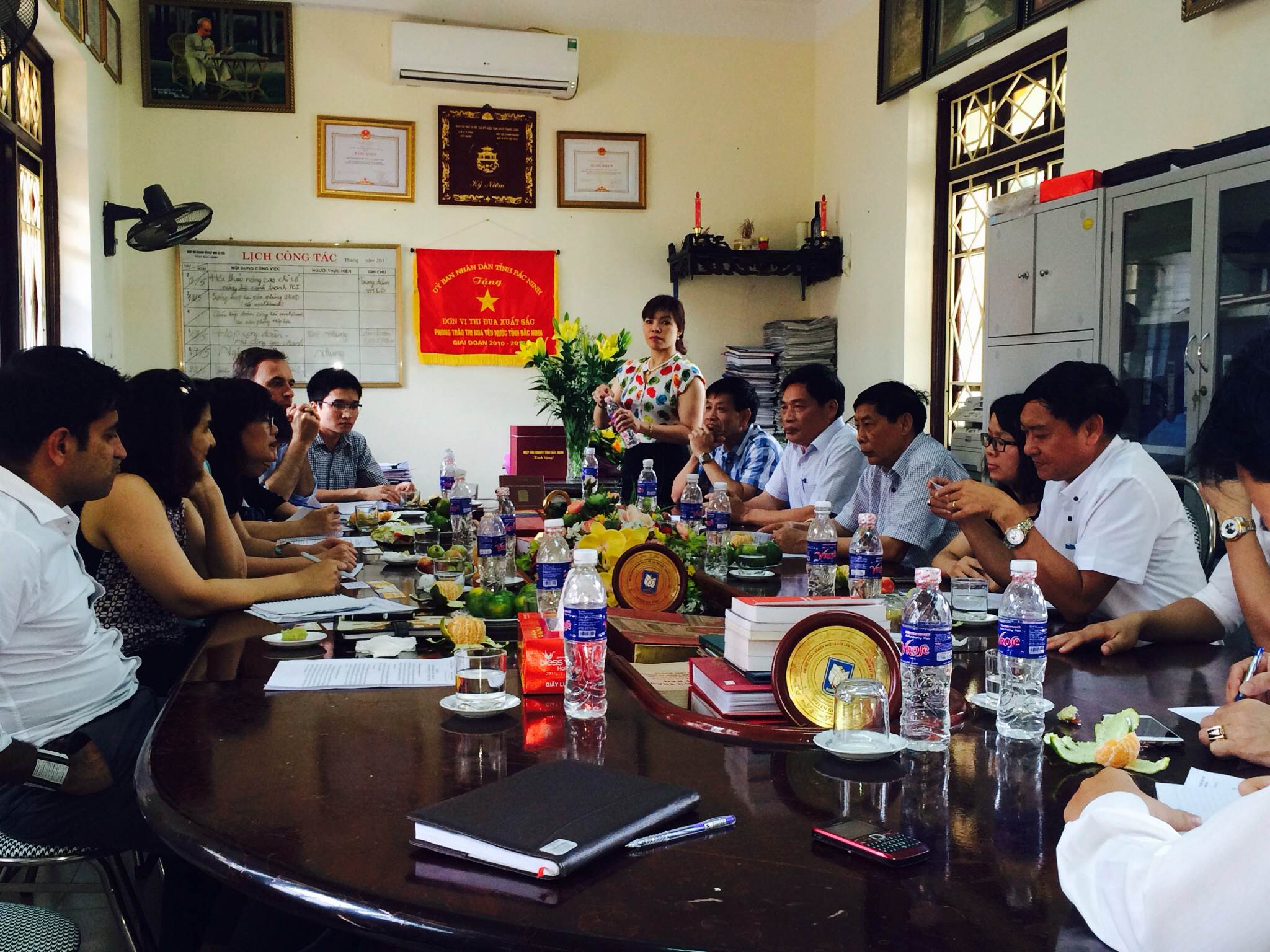 Hiệp hội Doanh nghiệp nhỏ và vừa tỉnh Bắc Ninh làm việc với Ngân hàng thế giới tại Việt Nam (WB)