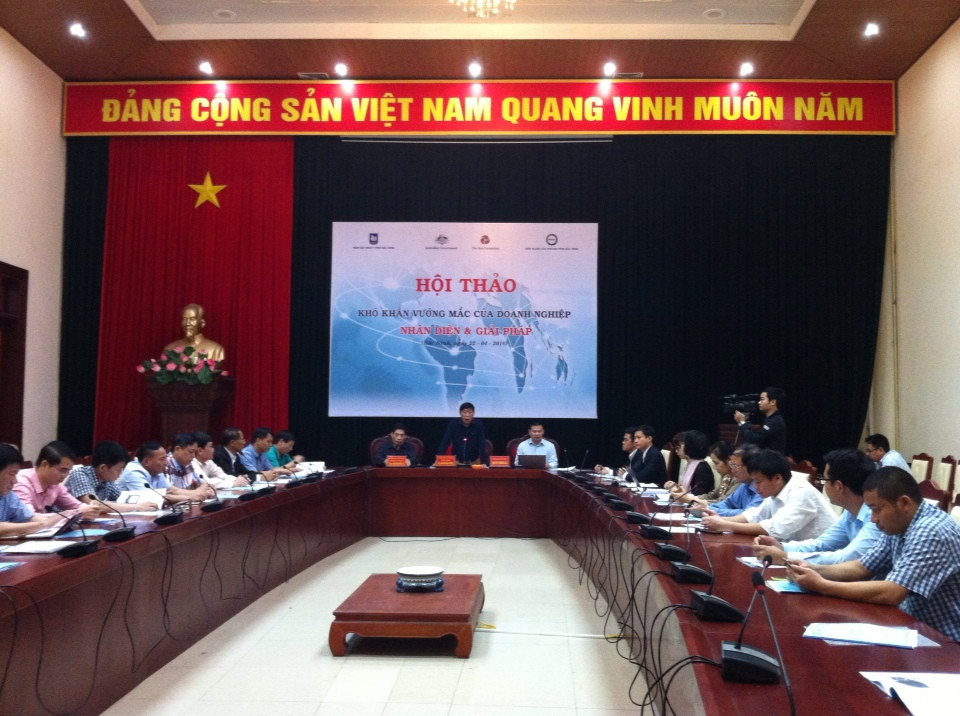 Hội thảo “Khó khăn, vướng mắc của doanh nghiệp Nhận diện và giải pháp”